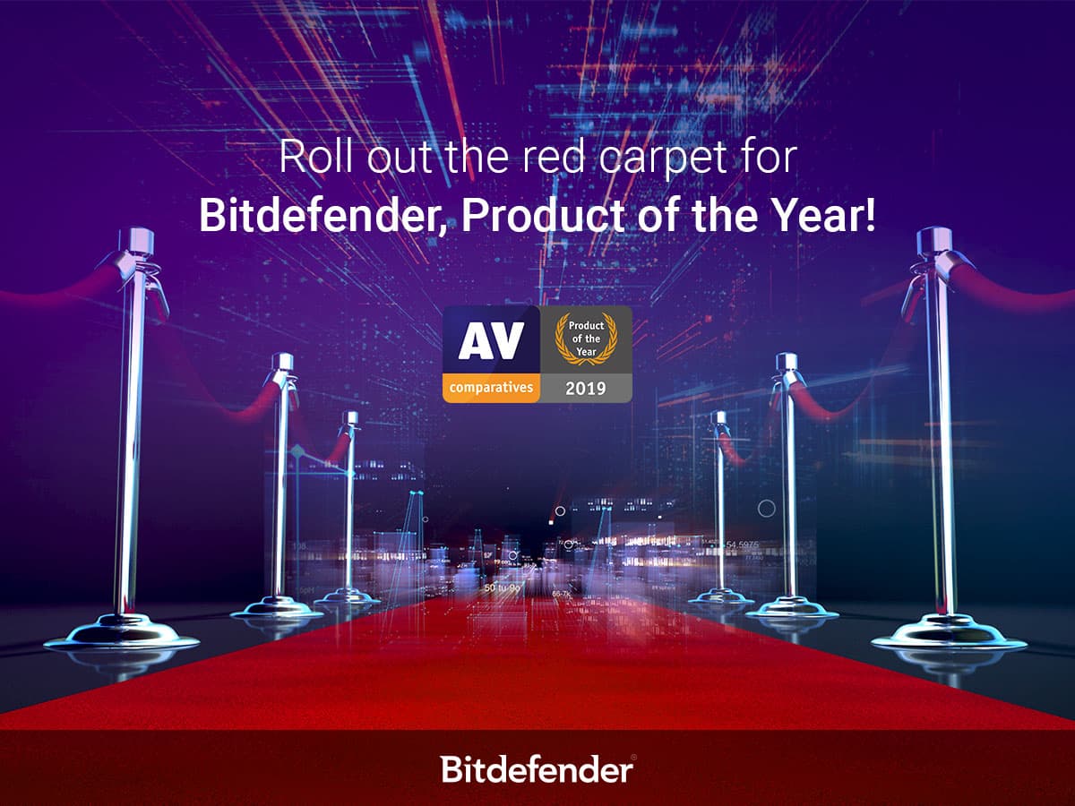 Bitdefender ชนะรางวัล ‘ผลิตภัณฑ์แห่งปี’ จาก AV-Comparatives