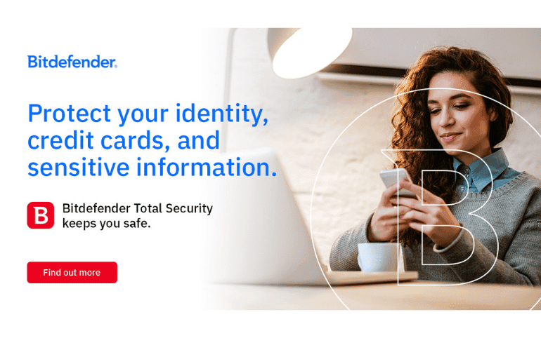 ระวังการหลอกลวงทางออนไลน์และป้องกันตลอดเวลาด้วย Bitdefender Total Security