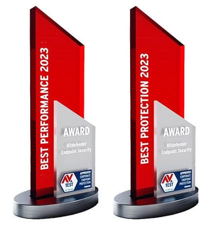 AV-TEST Award 2023 for Best Protection and Best Performance, business users