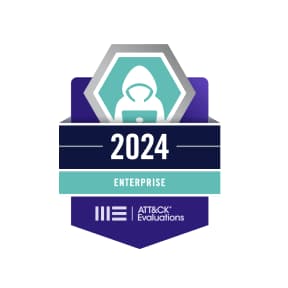 MITRE ATT&CK Evaluations 2024 badge
