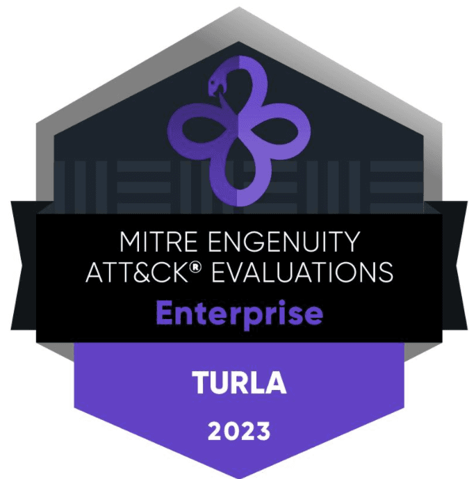 Mitre attack evals turla 1 award badge